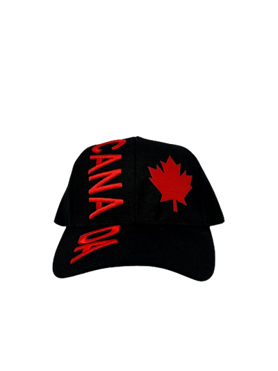 Canadian Hat - Black and Red