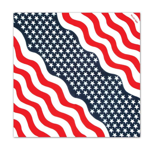 Bandana à rayures et étoiles flottantes (lot de 12)