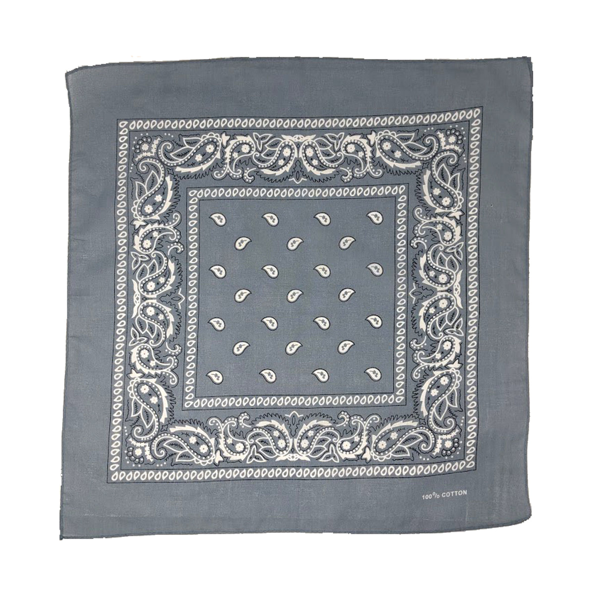 Grey Paisley Bandanas | One Way Novelties (Canada) – One Way Novelties Inc.