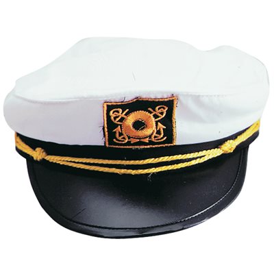 Yacht Hat: Ship Captain Costume Hat  One Way Novelties (Canada) – One Way  Novelties Inc.