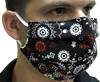 Black Paisley Mask - Adult