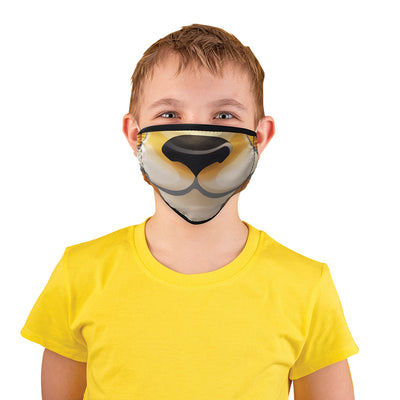 Masque pour enfant à motifs d'animaux du zoo (lot de 6)