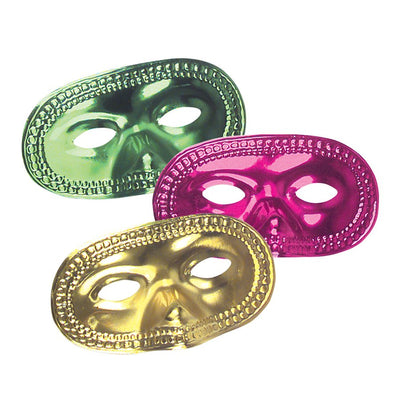 Mardi Gras Half Mask (pack of 12)