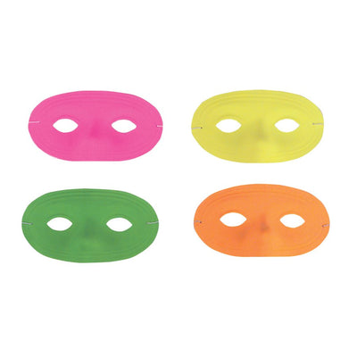 Neon Half Mask (pack of 12)