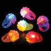 LED Flashing Bumpy Rings (pack of 12)