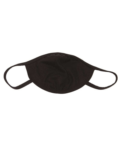 Lot de 24 masques Gildan en coton pour adultes, noirs.