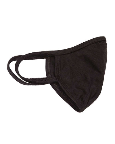 Lot de 24 masques Gildan en coton pour adultes, noirs.