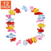 Flower Leis  (pack of 12)