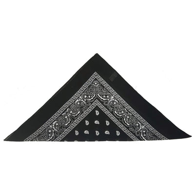 Black Paisley Bandanas (pack of 12)