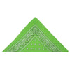 Green Paisley Bandanas (pack of 12)