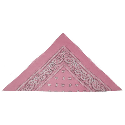 Pink Paisley Bandanas (pack of 12)